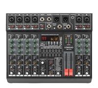 Mixeur audio, égaliseur 7 bandes, connexion Bluetooth, prise EU