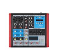 Mixeur audio, Lot De 2 Mixeurs Audio Professnels 4 Canaux, Contrôleur DJ, Interfe Bluetooth For Enregistrement Performances Sur Scène, Mixeur Studio pour streaming en direct, podcasting, PC