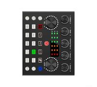 Mixeur Audio Métal pour dsp Réduction pour bruit pour podcast | Construction métal pour robuste, puce Dual pour dsp importée, SNR 94dB, format compact, et fiable