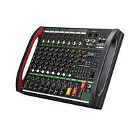 Mixeur audio professionnel, 4 canaux avec effet de réverbération DSP, Bluetooth USB pour performance en famille et karaoké, idéal pour les événements en direct