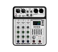Mixeur Audio Professionnel D-04 4 Canaux 256DSP, Console DJ USB Studio