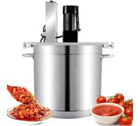 Mixeur automatique - Mixeur professionnel 25 L,grattoir à 4 lames, pour la préparation confitures,sauces, garnitures, assaisonnements pour fondue chinoise,soupes et sauces.Machine à frire,20L