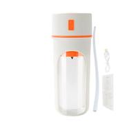 Mixeur Blender de Tasse | Blender Électrique pour Shakes Protéinés | 480ml Rechargeable avec Paille Gourde Multifonction pour Boissons Fruitées, Randonnée, Voyage, Jus, Camping, Préparation de Repas à