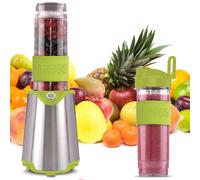 Mixeur Blender Debout Machine à Smoothie 300W Inox Ice Broyeur à Glace 2x Tasse