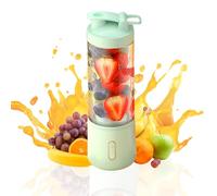 Mixeur Blender, Mixeur Portable 500 ml, Blender Smoothie, Mini Mixeur Mini Blender Presse-agrumes Rechargeable par USB avec 12 Lames, Sans BPA, pour Shakes Smoothies Fruits Famille Sports Voyages