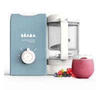 BEABA, Babycook Express, Robot Bébé 4 en 1 Mixeur-Cuiseur, Cuisson Express 15min, Mixage sur-mesure, Cuisson Vapeur Douce et Saine, Décongélation, Texture Homogène, Capacité 1 250 ml, Bleu Baltique