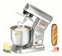 Mixeur de Cuisine Multifonction 500W Lourd, Mixeur sur Socle Commercial avec Minuterie Numérique, Contrôle 3 Vitesses, Parfait pour Restaurants et Boulangeries Domestiques(7L)