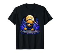 Mixeur de Musique DJ Bear Moon Night Beats Party T-Shirt