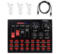 Mixeur de Son USB N9, Carte for PC, Jeu, Streaming en Direct, condensateur, Enregistrement Studio, Diffusion, Multifonction