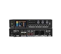 Mixeur DJ, 24W 16 Effets Pré-Effecteur Numérique Bluetooth Sound Box DJ Mixeur Console Amplificateur Haut-Parleur Système de Surveillance Sans Fil(K160 With XLR)