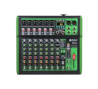 Mixeur DJ Debra DI-8UX - 8 Canaux, 99 Effets DSP, Entrée MP3, Alimentation Fantôme 48V pour Table de Mixage Audio