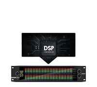 Mixeur DJ, Égaliseur graphique 2U contrôleur d'effet équilibré 31 bandes processeur de mixage numérique DJ scène d'éliminateur rétroaction DSP