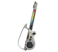 Mixeur DJ multifonction, guitare sans cordes, connexion Bluetooth pliable, clavier électronique basse intelligente, instrument pour enfants (argenté)