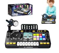 Mixeur DJ pour | Jouet Portable Rechargeable par USB avec Clavier De Piano - Outil d'apprentissage De La Musique Numérique avec des Sons Et des Rythmes | Clavier Amusant pour