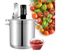 Mixeur Électrique, Agitateur Automatique Avec Grattoir À 4 Lames, Mélangeur À Chaleur Professionnel En Acier Inoxydable, Pour Confitures Et Sauces, Compatible Avec Plusieurs Cuisinières 60L