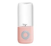 Mixeur électrique de 500 ml pour fruits - Mini presse-agrumes pour l'école - Rose - 19 x 8 cm