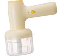 Mixeur électrique Hacheur d'ail 2 en 1 Mixeur électrique Mini hachoir à main Veggie Chopper Yellow