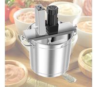 Mixeur électrique professionnel à vitesse réglable, agitateur automatique for pot à 4 lames, for confitures, sauces, garnitures, assaisonnements for fondue chinoise, soupes(25L)