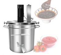 Mixeur électrique professionnel automatique, avec cuve en acier inoxydable à trois compartiments, démarrage facile et vitesse réglable pour la préparation de confitures, sauces, assaisonneme