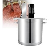 Mixeur électrique professionnel avec fonction chauffante, vitesse réglable pour assaisonner les fondues et mélanger les sauces, capacité de 40 L.