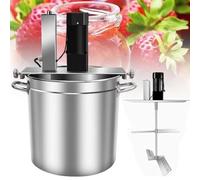 Mixeur électrique, robot culinaire, mélangeur automatique avec 4 lames pour confitures, sauces, soupes et pâtes à tartiner au chocolat, capacité de 40 L