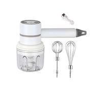 Mixeur électrique sans fil à 3 vitesses, batteur à œufs portatif, mixeur à ail, robot culinaire multifonctionnel