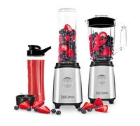 Mixeur électrique Zeegma Vitamine - 1050 W - 1 L bol - 2 x 600 ml bouteille de sport - Sans BPA