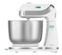 Cecotec Batteur pétrisseur CecoMixer Easy 250W planétaire 6 vitesses bol inox 3L blanc
