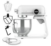 Cecotec Robot pétrisseur Twist&Fusion 45000 Luxury, Blanc. 800 W, Corps en aluminium moulé, moteur DC, 8 vitesses, lumière LED, bol en acier inoxydable de 5,2 l