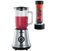 Blender 2 en 1 - SEVERIN - SM3737 - Multi-mixeur et blender à smoothie 2 en 1 - 500W - Bol en verre 1 L - 1 bouteille 600 ml inclus