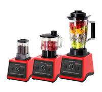 Mixeur Multifonctionnel 9500 W 3 en 1 pour Smoothie, Grande Tasse de 3 L 15 Vitesses Réglables pour Jus, Smoothie, Milkshake,