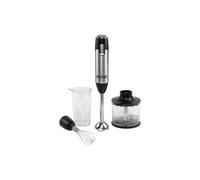 Mixeur Multifonctions 600w Pied Inox Mini Hachoir Fouet Gobelet Noir In - Ms05hb Muse