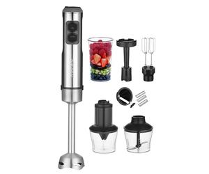 Mixeur plongeant 1500 W avec hachoir, spécialiste, double fouet TM5510