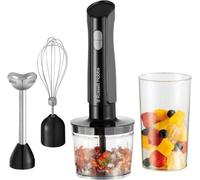 Mixeur plongeant 3 en 1 mixeur/hachoir/fouet - RUSSEL HOBBS - Desire Matte Charcoal - 500 W - 2 vitesses + Pulse - Noir