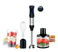 Mixeur Plongeant 4 En 1, Mixeur multifonction, Mixer plongeur, Mixeur éLectrique avec Fouet, avec hachoir 500ml, pour Purées, Aliments Bébés Mixeur, Faire Des Smoothies (700W 5 Vitesses)