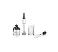 Mixeur Plongeant 600 W - Quattroblade - Vit. Dynamique - Mixeur Inox - Hachoir - Fouet - Bol Doseur - Blanc - Bsh Bosch