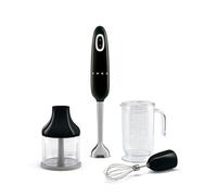 Mixeur plongeant avec accessoires 700 W HBF03BLEU noir Smeg