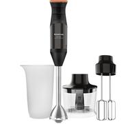 Mixeur Plongeant Bapi Rocket Complet 1200W,20 Vitesses + Turbo,Lames Inox,Turbo Rotation System,Soft-Touch,Kit D¿Accessoires Complet,Compatible Lave-Vaisselle