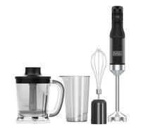 Black & Decker BXHBA1501E Mélangeur par immersion 1500 W Noir, Transparent