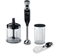 Mixeur Plongeant BOSCH ErgoMixx MSM67160  Puissance de 750 W  Mini-hachoir et fouet inclus - Noir
