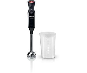 Mixeur plongeant Bosch MS6CB6110 ErgoMixx 1000 W 12 vitesses + turbo Pied inox 4 lames Noir