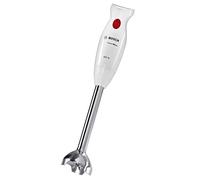 Mixeur plongeant BOSCH msm24500 clevermixx, 400 W, quatre lames Couteau quattroblade, Mixeur en acier inoxydable Blanc/Rouge Foncé