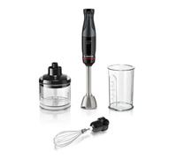 Mixeur plongeant - BOSCH - MSM4B621 - 1000 W - 4 lames aiguiseés - Bol mélangeur - Mini hachoir - Fouet - Engrenage céramique