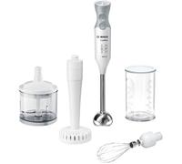 Mixeur plongeant - BOSCH - MSM66155 - Blanc / gris - Puissance : 600 Watt - Mixer puissant: 11200 t/mn