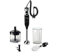 Mixeur plongeant Bosch MSM67170 - Noir - 750W - Lame pour piler la glace - Pied amovible en inox