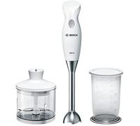 Mixeur plongeant BOSCH MSM6B500 - 350W - 4 lames - Argent/Blanc