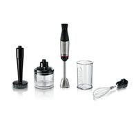 Bosch, mixeur plongeant, ErgoMaster Series 6, moteur 1000 watts refroidi par air, contrôle dynamique de la vitesse, couteau QuattroBlade Pro, accessoires inclus, MSM6M623