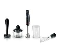 Mixeur plongeant Bosch Serie 4 ErgoMaster MSM4B623 1000 W 12 vitesses + Pulse pied amovible verre mesureur 0,6 L Noir et gris