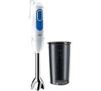 BRAUN MQ3000WH Mixeur plongeant Smoothie Plus - Blanc et Bleu