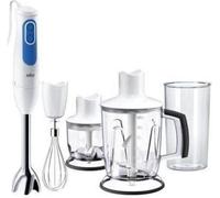 Mixeur plongeant - BRAUN - MQ3045WH Aperitive - MultiQuick 3 avec 2 hachoirs - Blanc et Bleu